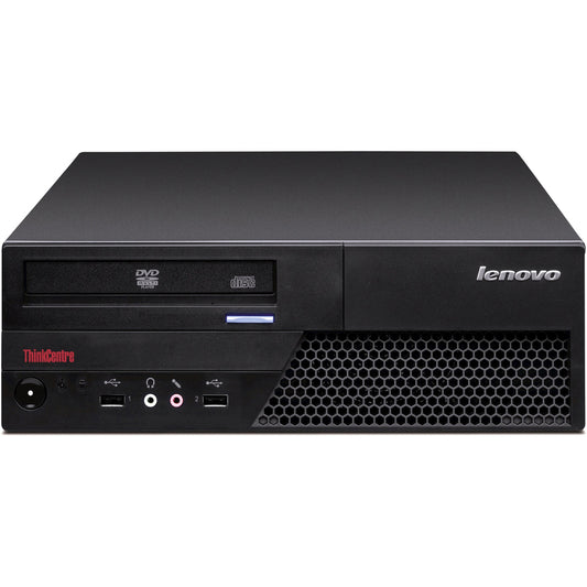 Ordinateur de bureau Lenovo ThinkCentre M58p 7479A6U - Intel Core 2 Duo E8400 Dual-core (2 cœurs) 3 GHz - 2 Go de RAM DDR3 SDRAM - Disque dur 160 Go - Petit format - Noir 7479A6U