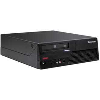 Ordinateur de bureau Lenovo ThinkCentre M58p 7479A6U - Intel Core 2 Duo E8400 Dual-core (2 cœurs) 3 GHz - 2 Go de RAM DDR3 SDRAM - Disque dur 160 Go - Petit format - Noir 7479A6U