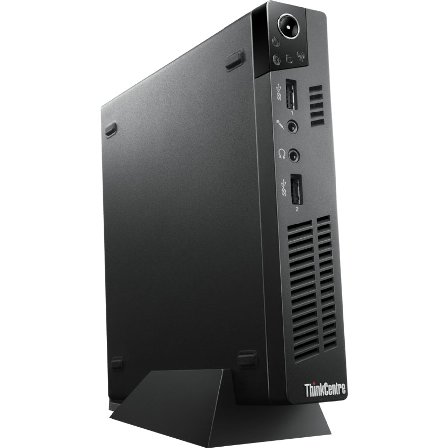 Ordinateur de bureau Lenovo ThinkCentre M72e 4004B8U - Intel Core i3 2e génération i3-2120T Dual-core (2 cœurs) 2,60 GHz - 4 Go de RAM DDR3 SDRAM - Disque dur 500 Go - Ultra petit - Business Noir 4004B8U