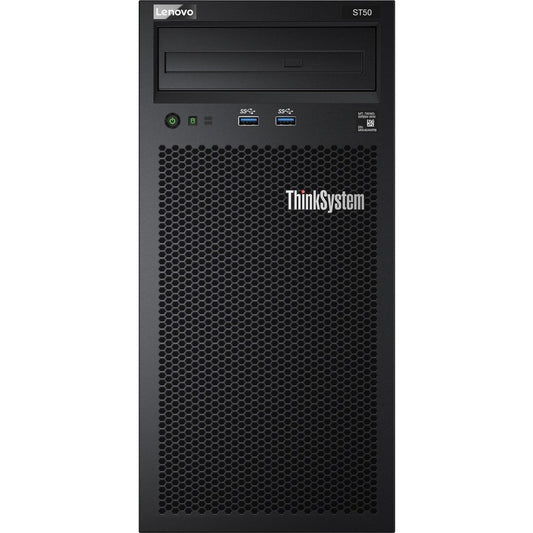 Lenovo ThinkSystem ST50 7Y48A03HNA 4U Tower Server - 1 x Intel Xeon E-2224G 3.50 GHz - 8 GB RAM - 2 TB HDD - (2 x 1TB) HDD Configuration - Serial ATA/600 Controller 7Y48A03HNA
