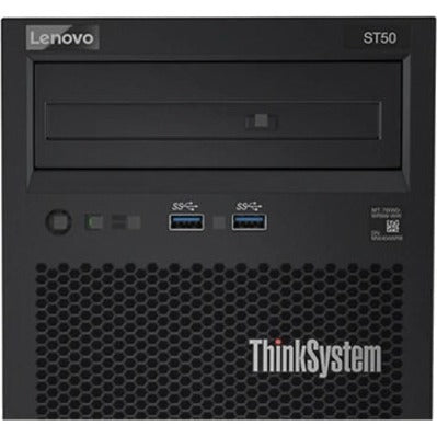 Lenovo ThinkSystem ST50 7Y48A03HNA 4U Tower Server - 1 x Intel Xeon E-2224G 3.50 GHz - 8 GB RAM - 2 TB HDD - (2 x 1TB) HDD Configuration - Serial ATA/600 Controller 7Y48A03HNA