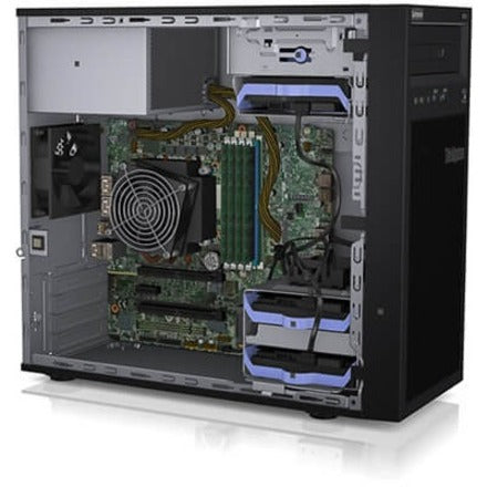 Lenovo ThinkSystem ST50 7Y48A03HNA 4U Tower Server - 1 x Intel Xeon E-2224G 3.50 GHz - 8 GB RAM - 2 TB HDD - (2 x 1TB) HDD Configuration - Serial ATA/600 Controller 7Y48A03HNA