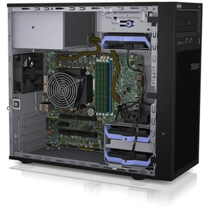 Lenovo ThinkSystem ST50 7Y48A03HNA 4U Tower Server - 1 x Intel Xeon E-2224G 3.50 GHz - 8 GB RAM - 2 TB HDD - (2 x 1TB) HDD Configuration - Serial ATA/600 Controller 7Y48A03HNA