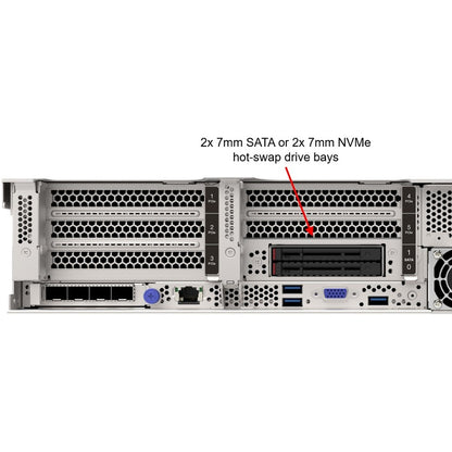 Lenovo ThinkSystem SR665 7D2VA01HNA 2U Rack Server - 1 x AMD EPYC 7262 3.20 GHz - 16 GB RAM - Serial ATA/600 Controller 7D2VA01HNA