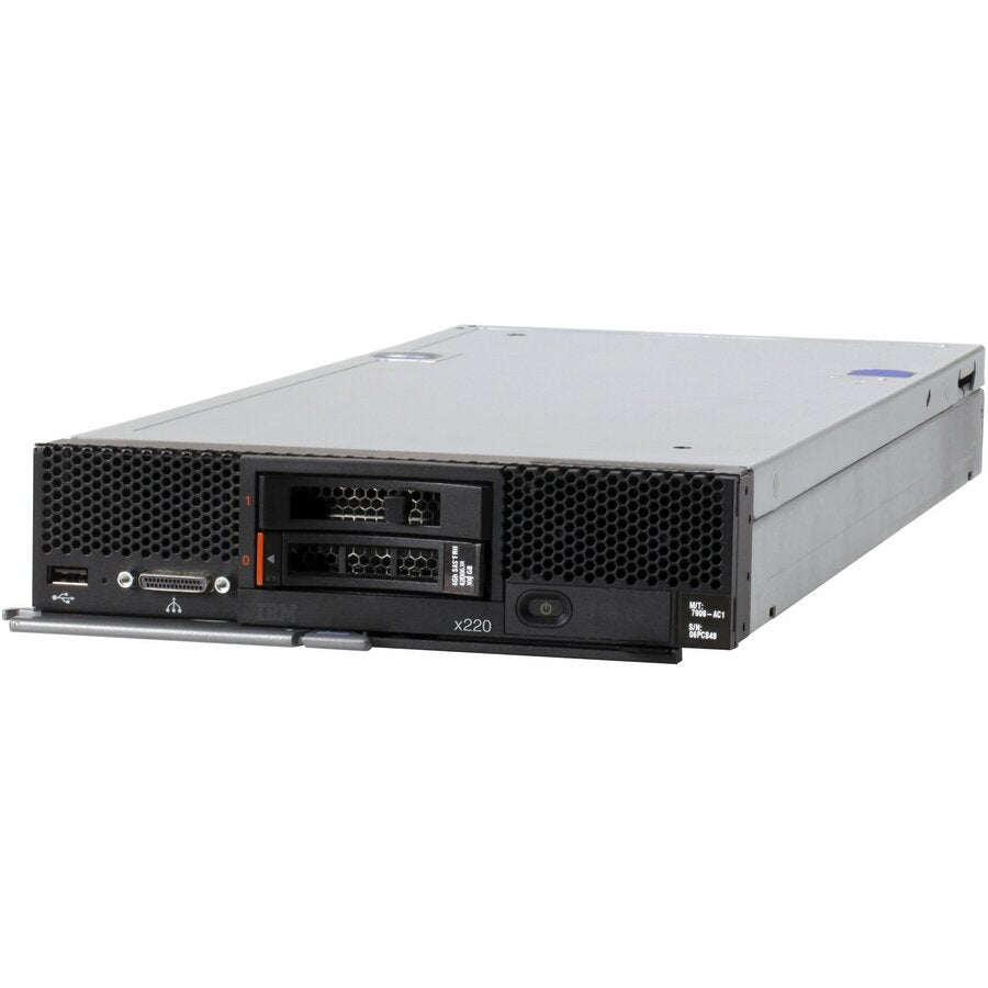 Serveur Lenovo Flex System x220 7906C2U - 1 x Intel Xeon E5-2403 1,80 GHz - 4 Go RAM - Contrôleur Serial ATA/600 7906C2U