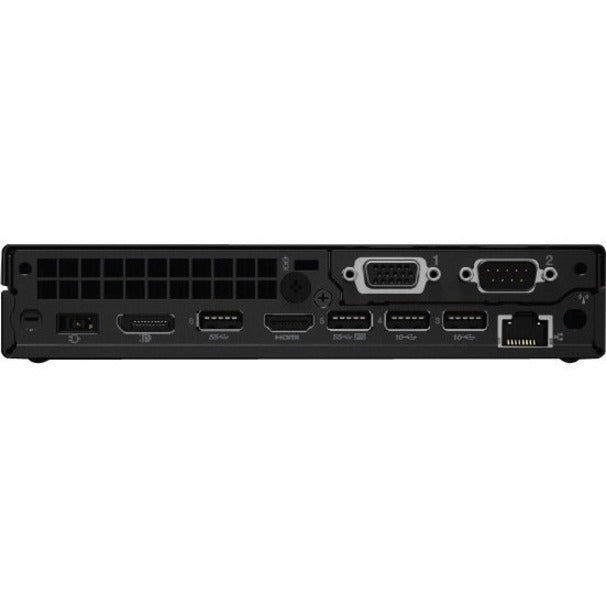 Ordinateur de bureau Lenovo ThinkCentre M90q 11CR006LUS - Intel Core i5 10e génération i5-10500T Hexa-core (6 cœurs) 3,10 GHz - 16 Go RAM DDR4 SDRAM - 256 Go SSD M.2 PCI Express NVMe x4 - Minuscule - Noir 11CR006LUS