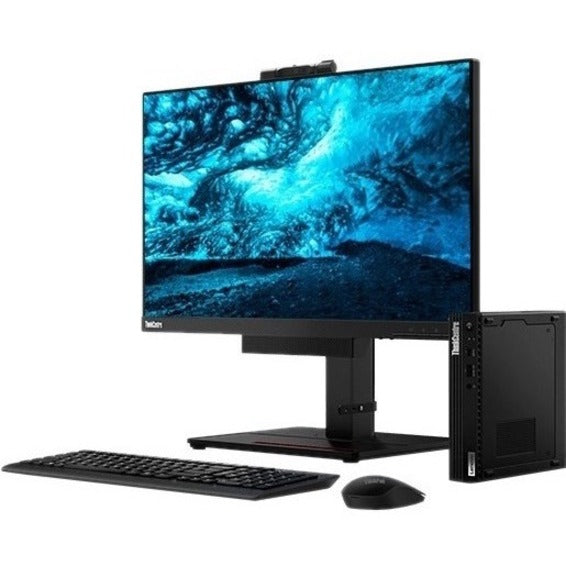 Ordinateur de bureau Lenovo ThinkCentre M90q 11CR006LUS - Intel Core i5 10e génération i5-10500T Hexa-core (6 cœurs) 3,10 GHz - 16 Go RAM DDR4 SDRAM - 256 Go SSD M.2 PCI Express NVMe x4 - Minuscule - Noir 11CR006LUS