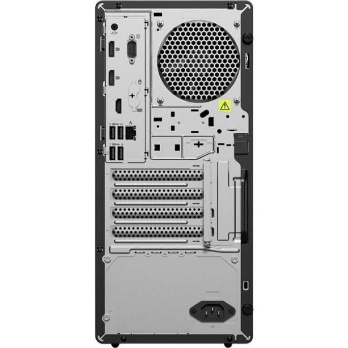 Ordinateur de bureau Lenovo ThinkCentre M90t Gen 3 11TN001NCA - Intel Core i5 12e génération i5-12500 Hexa-core (6 cœurs) 3 GHz - 8 Go de RAM DDR5 SDRAM - 1 To NVMe M.2 PCI Express PCI Express NVMe 3.0 x2 SSD - Tour - Noir 11TN001NCA