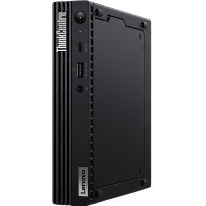 Ordinateur de bureau Lenovo ThinkCentre M70q 11DT00FSCA - Intel Core i3 10e génération i3-10100T Quad-core (4 cœurs) 3 GHz - 8 Go de RAM DDR4 SDRAM - 128 Go NVMe M.2 PCI Express PCI Express NVMe 3.0 x2 SSD - Minuscule - Noir 11DT00FSCA