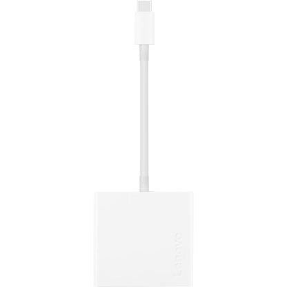 Concentrateur de voyage 3 en 1 Lenovo USB-C, HDMI 4K, VGA, USB 3.0, Plug and Play simple GX90T33021