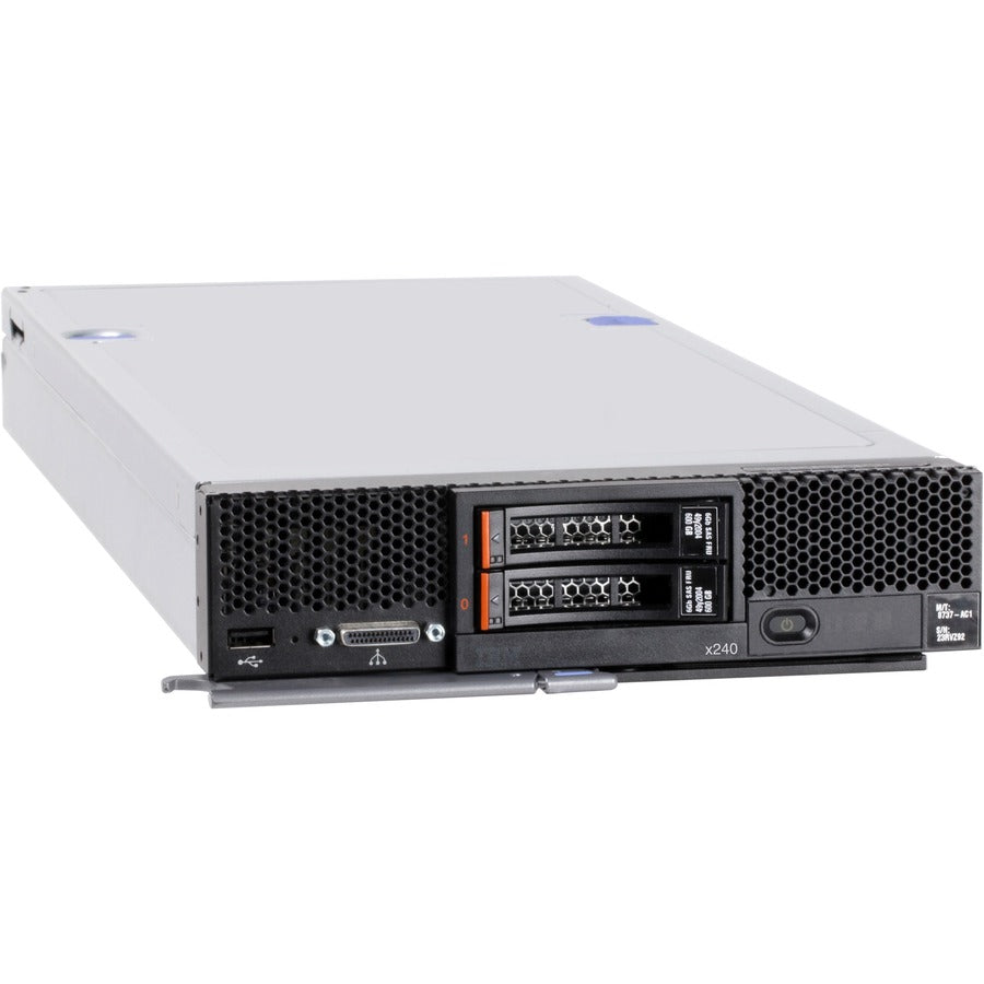 Serveur lame Lenovo Flex System x240 7162M4U - 1 x Intel Xeon E5-2690 v2 3 GHz - 16 Go RAM - Contrôleur SAS 6 Gb/s, Serial ATA/600 7162M4U