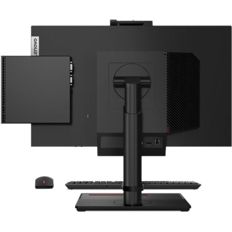 Ordinateur de bureau Lenovo ThinkCentre M70q Gen 3 11T30000US - Intel Core i5 12e génération i5-12400T Hexa-core (6 cœurs) 1,80 GHz - 8 Go de RAM DDR4 SDRAM - 512 Go NVMe M.2 PCI Express PCI Express NVMe 4.0 x4 SSD - Minuscule - Noir 11T30000US