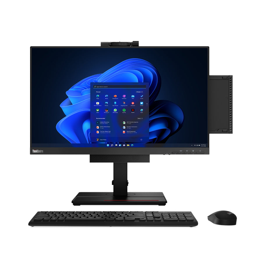 Ordinateur de bureau Lenovo ThinkCentre M70q Gen 3 11T30000US - Intel Core i5 12e génération i5-12400T Hexa-core (6 cœurs) 1,80 GHz - 8 Go de RAM DDR4 SDRAM - 512 Go NVMe M.2 PCI Express PCI Express NVMe 4.0 x4 SSD - Minuscule - Noir 11T30000US
