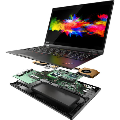 Lenovo ThinkPad P53 20QN001QUS 15.6" Mobile Workstation - 1920 x 1080 - Intel Core i7 9th Gen i7-9750H Hexa-core (6 Core) 2.60 GHz - 16 GB Total RAM - 512 GB SSD - Midnight Black 20QN001QUS