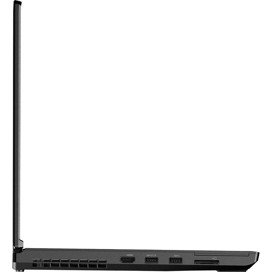 Lenovo ThinkPad P53 20QN001QUS 15.6" Mobile Workstation - 1920 x 1080 - Intel Core i7 9th Gen i7-9750H Hexa-core (6 Core) 2.60 GHz - 16 GB Total RAM - 512 GB SSD - Midnight Black 20QN001QUS