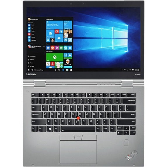 Lenovo ThinkPad X1 Yoga 20JF000MUS LTE 14" Touchscreen 2 in 1 Ultrabook - 2560 x 1440 - Intel Core i7 7th Gen i7-7600U Dual-core (2 Core) 2.80 GHz - 16 GB Total RAM - 512 GB SSD - Silver 20JF000MUS