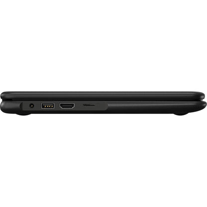 Ordinateur portable Lenovo 300e Winbook 81FY002NUS 11,6" 2 en 1 - 1366 x 768 - Intel Celeron N3450 Quad-core (4 cœurs) 1,10 GHz - 4 Go de RAM totale - 64 Go de mémoire flash - Noir 81FY002NUS