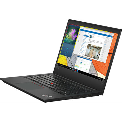 Ordinateur portable Lenovo ThinkPad E490 20N8001EUS 14" - 1366 x 768 - Intel Core i3 8e génération i3-8145U Dual-core (2 cœurs) 2,10 GHz - 8 Go de RAM totale - SSD 128 Go - Noir 20N8001EUS