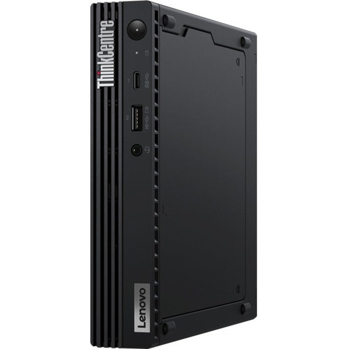 Ordinateur de bureau Lenovo ThinkCentre M80q Gen 3 11U1000PUS - Intel Core i7 12e génération i7-12700T Dodeca-core (12 cœurs) 1,40 GHz - 16 Go RAM DDR5 SDRAM - 1 To SSD M.2 PCI Express NVMe 4.0 - Tiny - Noir corbeau 11U1000PUS