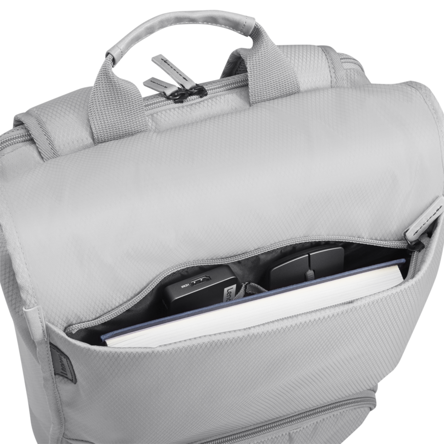 Sacoche de transport Lenovo (sac à dos) pour ordinateur portable Lenovo 15,6" - Gris 4X40V26080