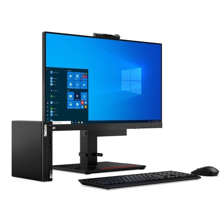 Ordinateur de bureau Lenovo ThinkCentre M75q Gen 2 11JN002AUS - AMD Ryzen 7 PRO 5750GE Octa-core (8 cœurs) 3,20 GHz - 16 Go RAM DDR4 SDRAM - 512 Go SSD M.2 PCI Express NVMe - Minuscule - Noir 11JN002AUS