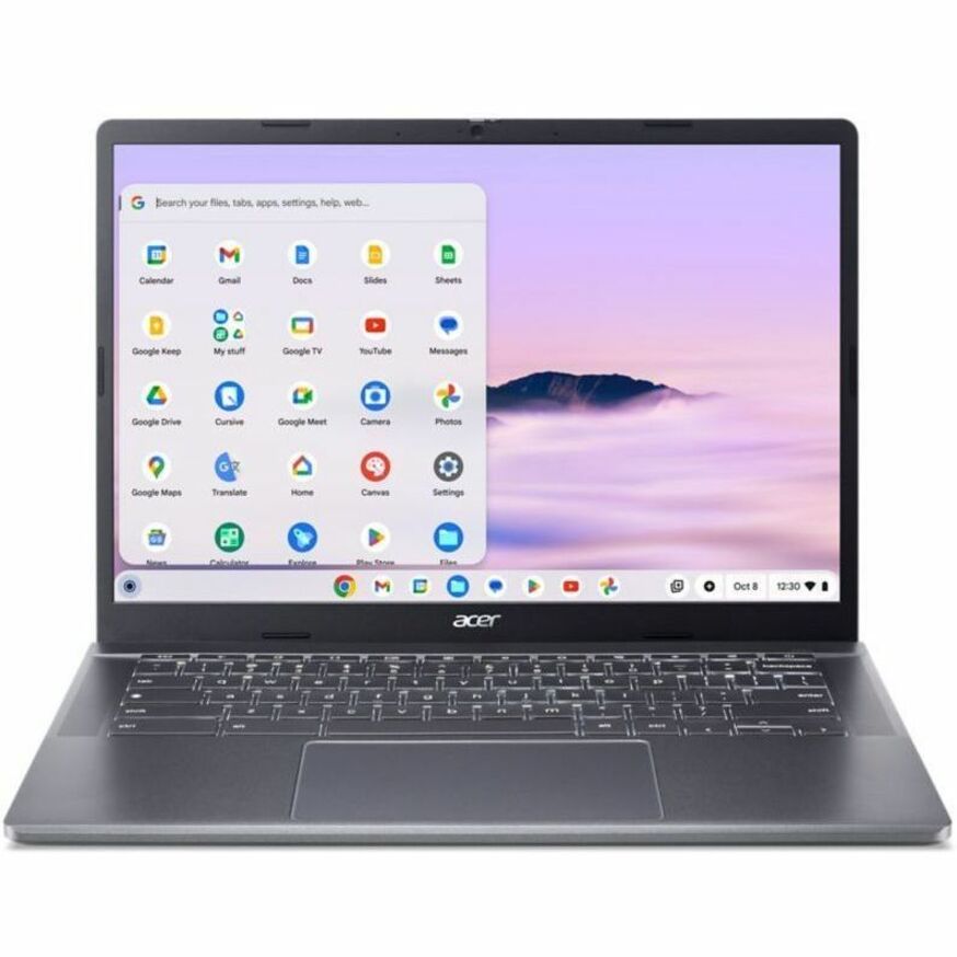 Acer Chromebook Plus 514 CBE574-1-R5LH Chromebook 14" - WUXGA - 1920 x 1200 - AMD Ryzen 3 7320C Quad-core (4 cœurs) 2,40 GHz - 8 Go de RAM totale - 256 Go SSD - Iron NX.KREAA.002