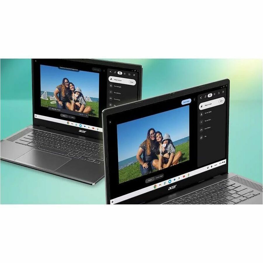 Acer Chromebook Plus 514 CBE574-1T-R7WJ Chromebook tactile 14" - WUXGA - 1920 x 1200 - AMD Ryzen 3 7320C Quad-core (4 cœurs) 2,40 GHz - 8 Go de RAM totale - 256 Go SSD - Iron NX.KRDAA.003