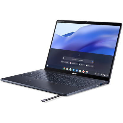 Acer CP714-1WN CP714-1WN-560E Chromebook convertible 2 en 1 à écran tactile 14" - WUXGA - 1920 x 1200 - Intel Core i5 12e génération i5-1235U Deca-core (10 cœurs) 1,30 GHz - 8 Go de RAM totale - 256 Go de SSD - Bleu ardoise NX.K3YAA.002