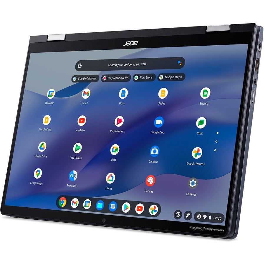 Acer CP714-1WN CP714-1WN-560E Chromebook convertible 2 en 1 à écran tactile 14" - WUXGA - 1920 x 1200 - Intel Core i5 12e génération i5-1235U Deca-core (10 cœurs) 1,30 GHz - 8 Go de RAM totale - 256 Go de SSD - Bleu ardoise NX.K3YAA.002