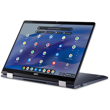 Acer CP714-1WN CP714-1WN-560E Chromebook convertible 2 en 1 à écran tactile 14" - WUXGA - 1920 x 1200 - Intel Core i5 12e génération i5-1235U Deca-core (10 cœurs) 1,30 GHz - 8 Go de RAM totale - 256 Go de SSD - Bleu ardoise NX.K3YAA.002