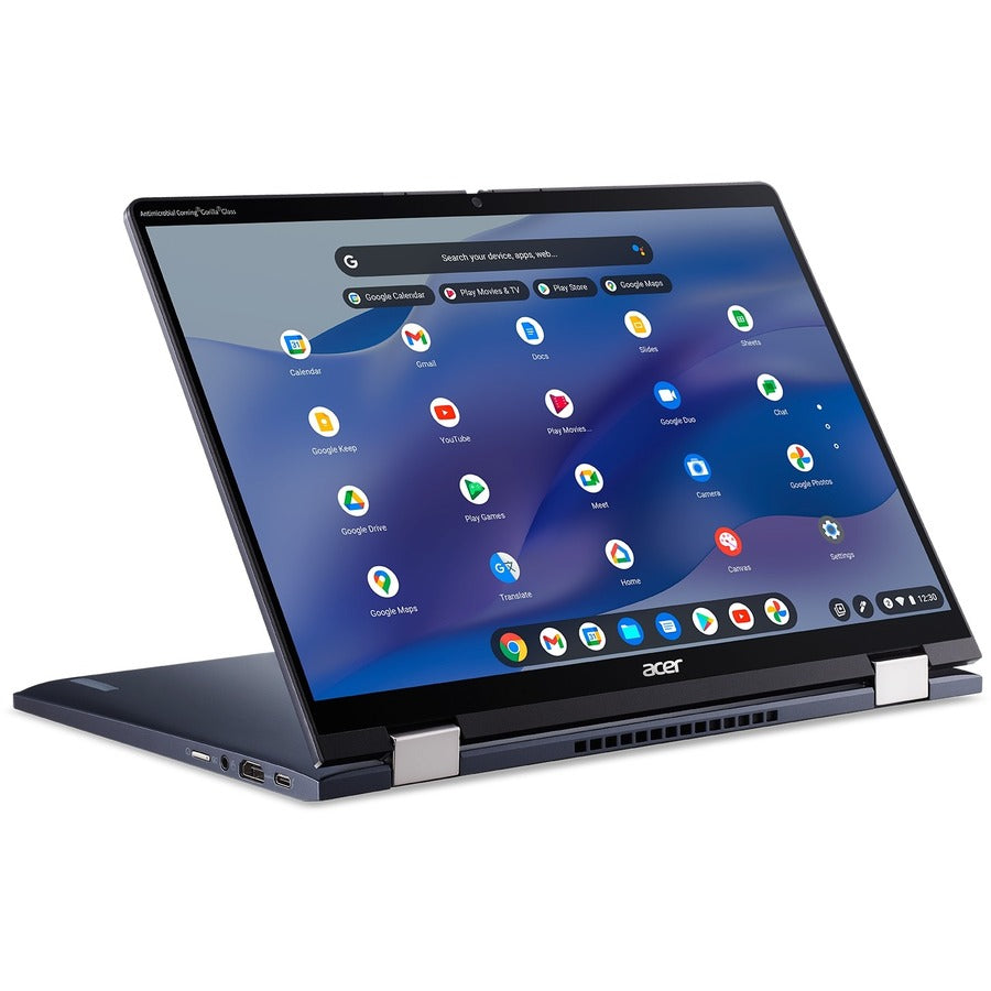 Acer CP714-1WN CP714-1WN-560E Chromebook convertible 2 en 1 à écran tactile 14" - WUXGA - 1920 x 1200 - Intel Core i5 12e génération i5-1235U Deca-core (10 cœurs) 1,30 GHz - 8 Go de RAM totale - 256 Go de SSD - Bleu ardoise NX.K3YAA.002