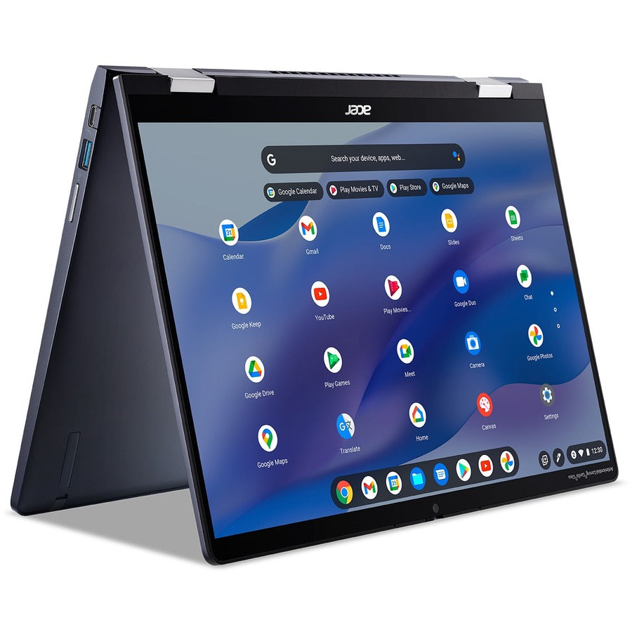 Acer CP714-1WN CP714-1WN-560E Chromebook convertible 2 en 1 à écran tactile 14" - WUXGA - 1920 x 1200 - Intel Core i5 12e génération i5-1235U Deca-core (10 cœurs) 1,30 GHz - 8 Go de RAM totale - 256 Go de SSD - Bleu ardoise NX.K3YAA.002