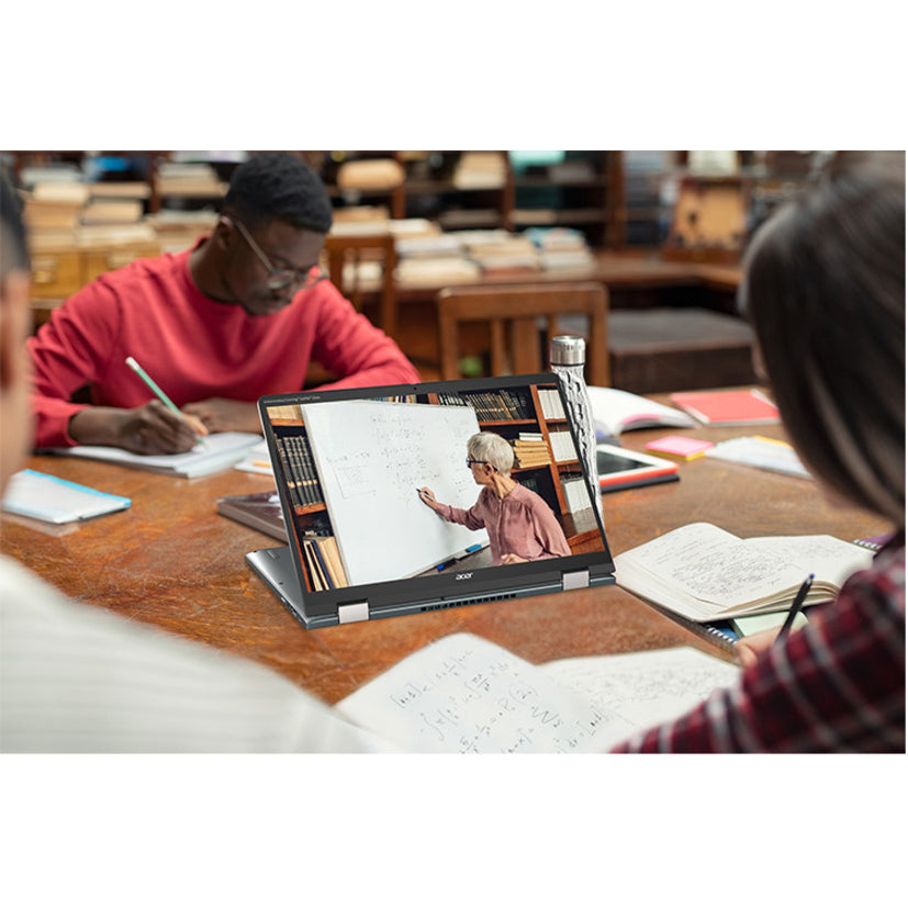 Acer CP714-1WN CP714-1WN-560E Chromebook convertible 2 en 1 à écran tactile 14" - WUXGA - 1920 x 1200 - Intel Core i5 12e génération i5-1235U Deca-core (10 cœurs) 1,30 GHz - 8 Go de RAM totale - 256 Go de SSD - Bleu ardoise NX.K3YAA.002