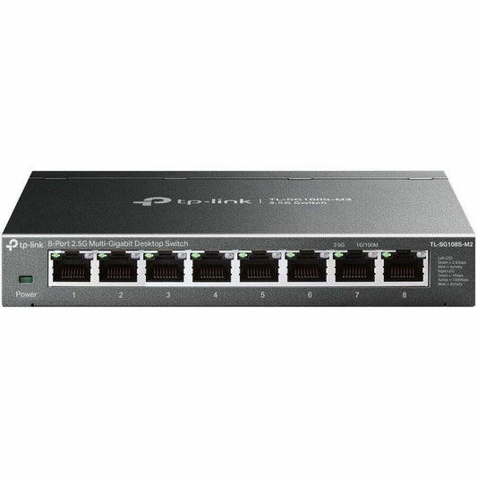 TP-Link 8-Port 2.5G Multi-Gigabit Desktop Switch TL-SG108S-M2