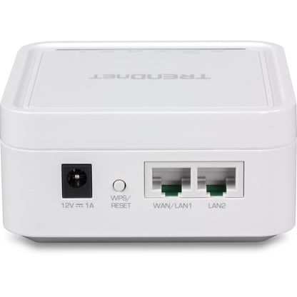 TRENDnet AC1200 WiFi EasyMesh Remote Node, utilitaire de configuration basé sur une application, itinérance WiFi transparente, formation de faisceaux, prend en charge les appareils 2,4 GHz et 5 GHz, TEW-832MDR, blanc TEW-832MDR