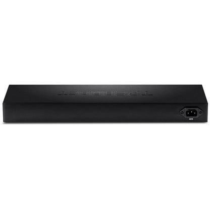 TRENDnet Switch Web intelligent Gigabit à 28 ports ; 24 ports Gigabit ; 4 ports Gigabit partagés (RJ-45/SFP) ; VLAN ; QoS ; LACP ; IPv6 ; capacité de commutation de 56 Gbit/s ; protection à vie ; TEG-284WS TEG-284WS