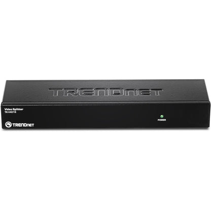 TRENDnet Séparateur vidéo empilable à 4 ports, cascade jusqu'à 3 unités, clonage, répétition, prise en charge VGA, SVGA, affichage multisynchronisation, jusqu'à 65 mètres, TK-V401S TK-V401S