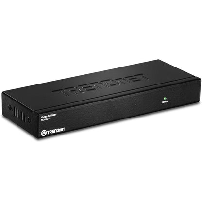 TRENDnet Séparateur vidéo empilable à 4 ports, cascade jusqu'à 3 unités, clonage, répétition, prise en charge VGA, SVGA, affichage multisynchronisation, jusqu'à 65 mètres, TK-V401S TK-V401S