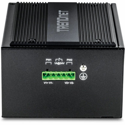 Commutateur industriel renforcé Gigabit DIN-Rail à 26 ports TRENDnet TI-G262
