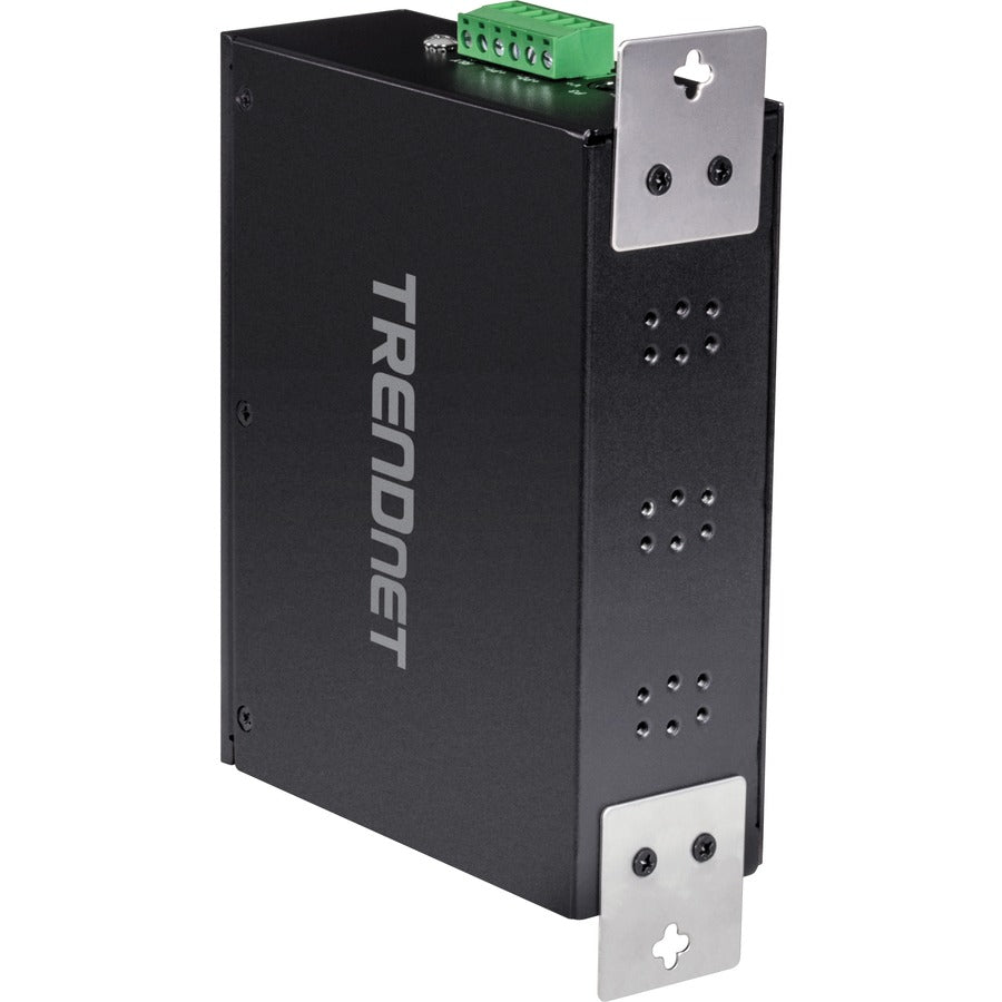 Commutateur DIN-Rail Gigabit industriel renforcé non géré à 16 ports TRENDnet ; TI-G162 ; 14 ports Gigabit ; 2 emplacements SFP Gigabit ; capacité de commutation de 32 Gbit/s ; commutateur réseau Ethernet IP30 ; protection à vie TI-G162