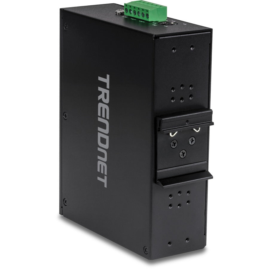 Commutateur DIN-Rail Gigabit industriel renforcé non géré à 16 ports TRENDnet ; TI-G162 ; 14 ports Gigabit ; 2 emplacements SFP Gigabit ; capacité de commutation de 32 Gbit/s ; commutateur réseau Ethernet IP30 ; protection à vie TI-G162
