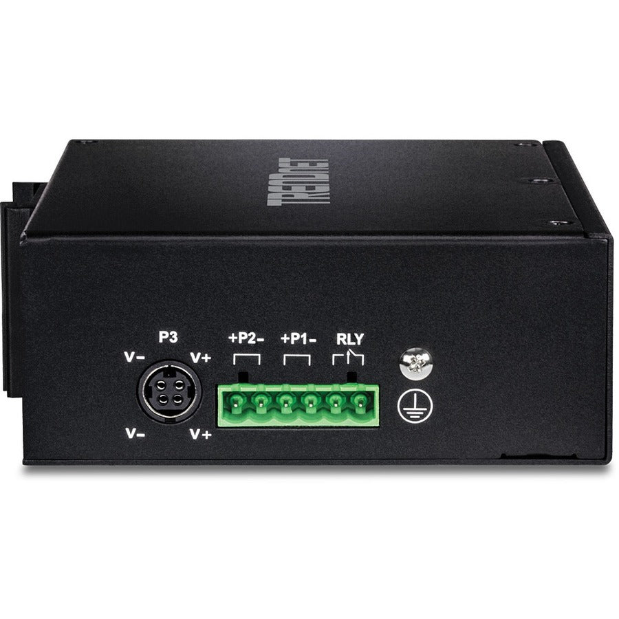 Commutateur réseau Ethernet Gigabit PoE+ non géré industriel renforcé à 16 ports TRENDnet ; TI-PG162 ; 14 ports Gigabit ; 2 emplacements SFP Gigabit ; 32 Gbit/s ; commutateur réseau Ethernet Gigabit IP30 ; protection à vie TI-PG162