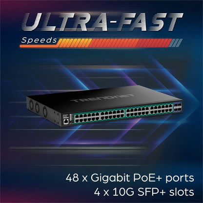Commutateur Ethernet Web Smart TPE-3524SF de TRENDnet TPE-3524SF
