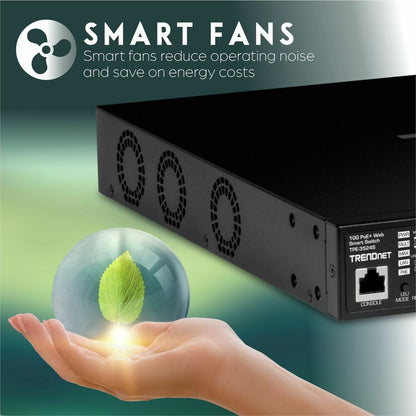 Commutateur Ethernet Web Smart TPE-3524SF de TRENDnet TPE-3524SF