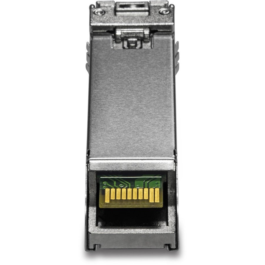 Module LC monomode double longueur d'onde SFP vers RJ45 TRENDnet ; TEG-MGBS40D5 ; Doit être associé au TEG-MGBS40D3 ou à un module compatible ; Jusqu'à 40 km (24,9 miles) ; Compatible avec les emplacements SFP standard ; Protection à vie TEG-MGBS40D5