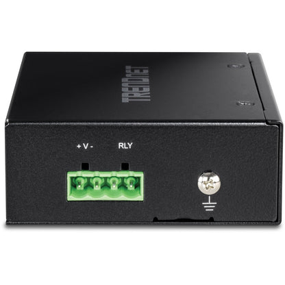 Convertisseur de média industriel SFP vers Gigabit PoE+ de TRENDnet ; boîtier classé IP30 ; plage de températures de fonctionnement -40 ?? 75 ?C à (-40 ? ? 167 ?F) ; TI-PF11SFP TI-PF11SFP