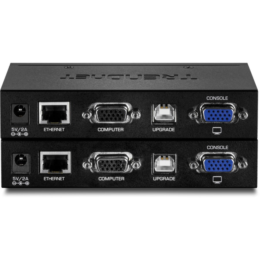 Kit d'extension KVM TRENDnet, étend les commandes du clavier/vidéo/souris, jusqu'à 100 mètres (328 pieds), touches de raccourci, émetteur, récepteur, PS/2, VGA, TK-EX4 TK-EX4