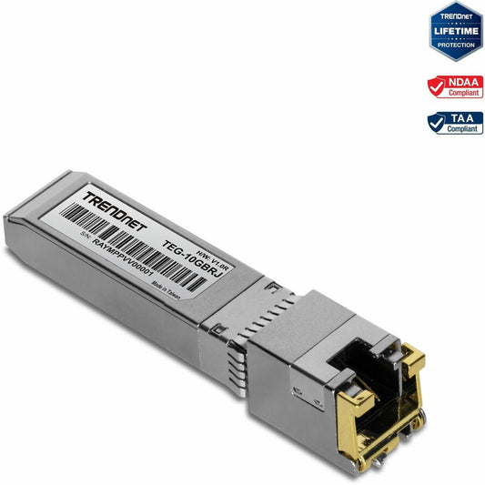 Module SFP+ cuivre 10G RJ-45 TRENDnet TEG-10GBRJ