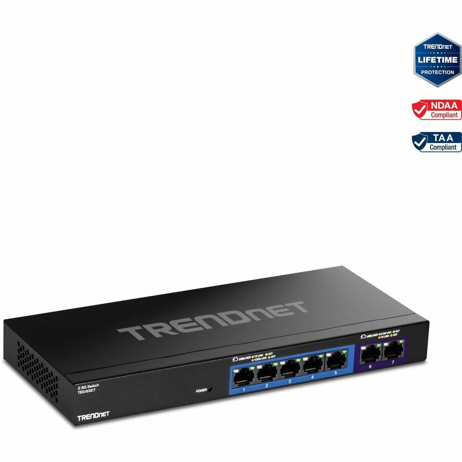 Commutateur multi-Gig à 7 ports TRENDnet TEG-S327