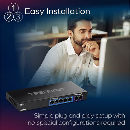 Commutateur multi-Gig à 7 ports TRENDnet TEG-S327
